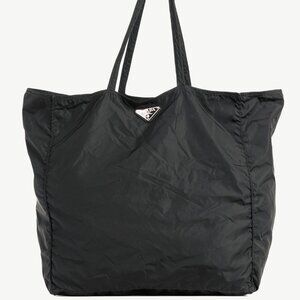 Prada 90's Vintage Nero Tessuto Sport Tote